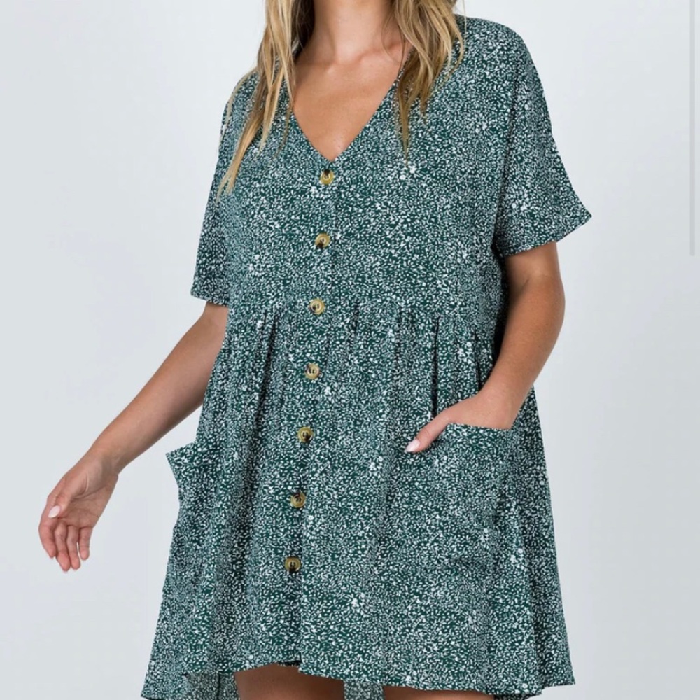 Princess Polly Mini Dress Green